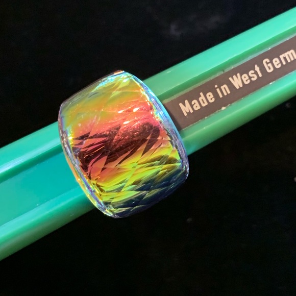 Cocktail Ring, Aurora Borealis Ring like, costume - Picture 5 of 8